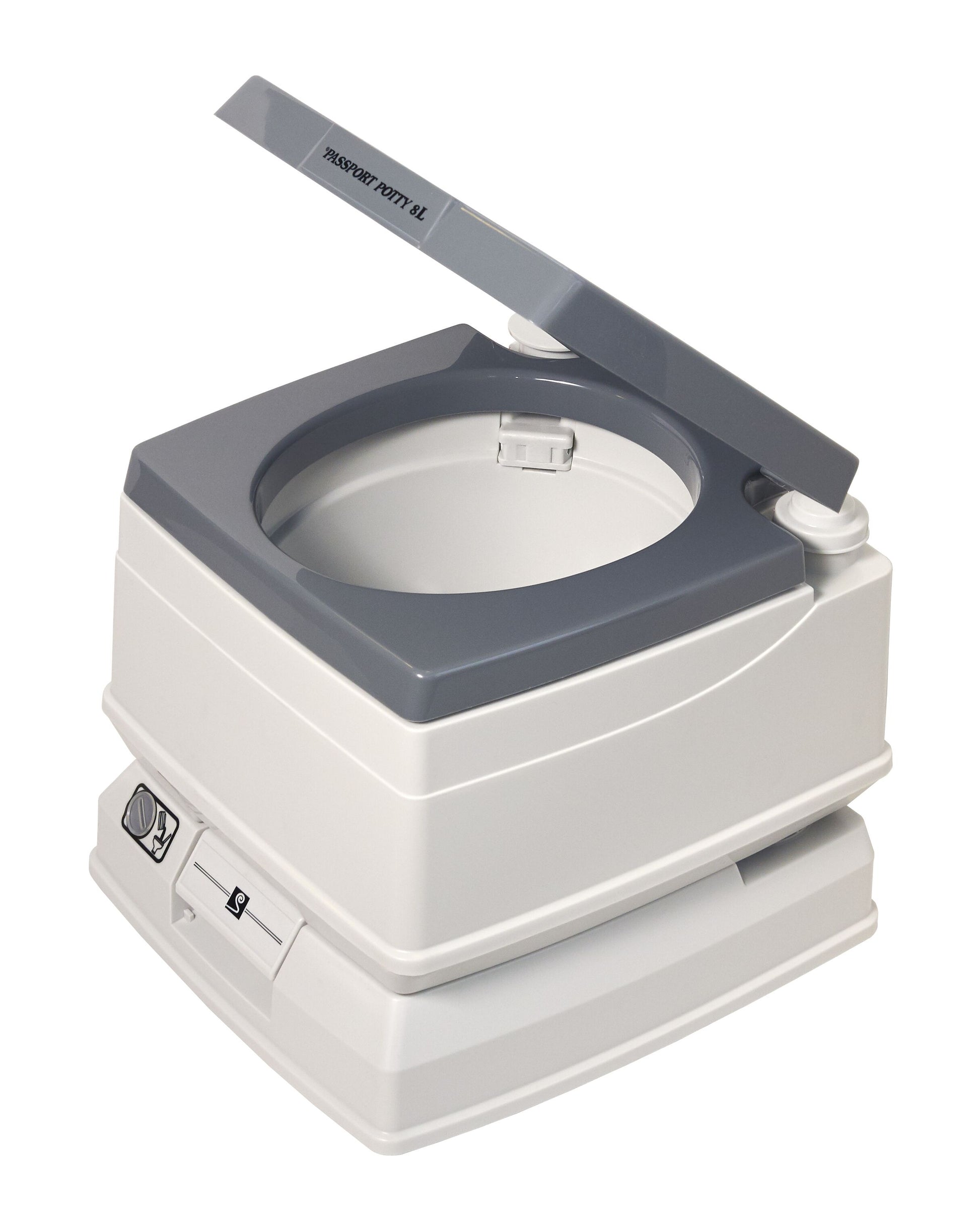 8 Litre Passport Toilet; Grey - shop.cmpgroup.net