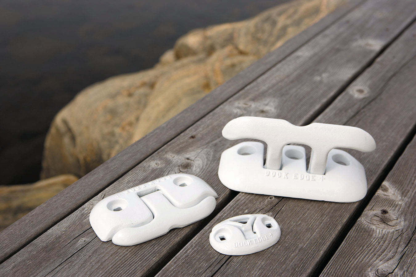 Dock Cleat Flip Up 8" White Almag 35
