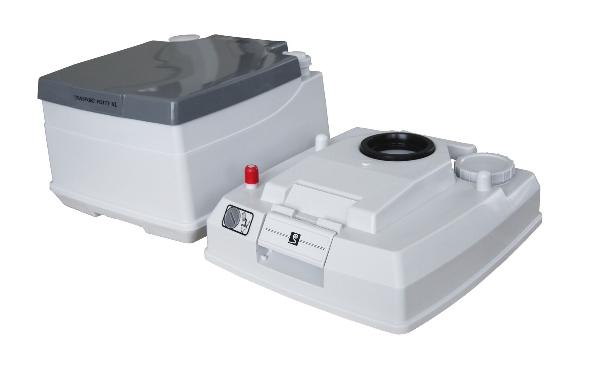 8 Litre Passport Toilet; Grey - shop.cmpgroup.net