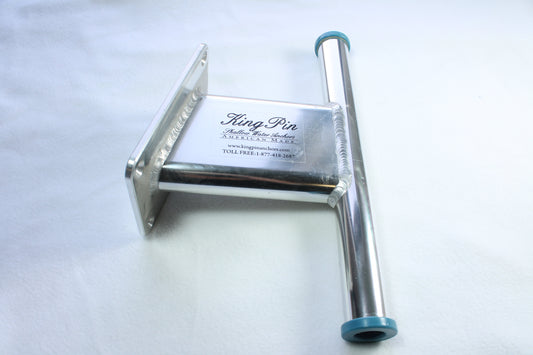 Transom Bracket, 5in, Clear Anodized - shop.cmpgroup.net