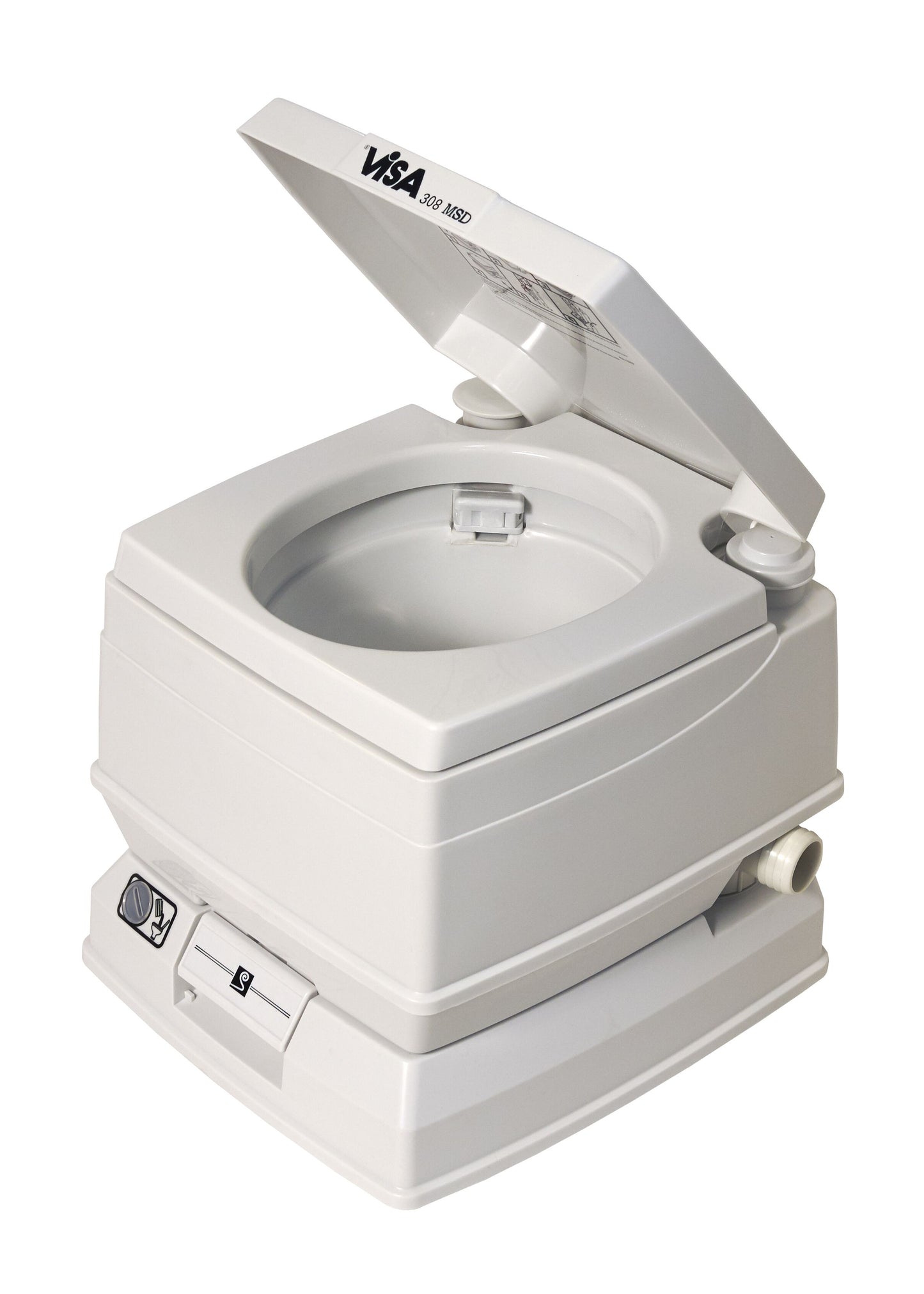 8Litre Visa MSD Toilet ;Grey - shop.cmpgroup.net