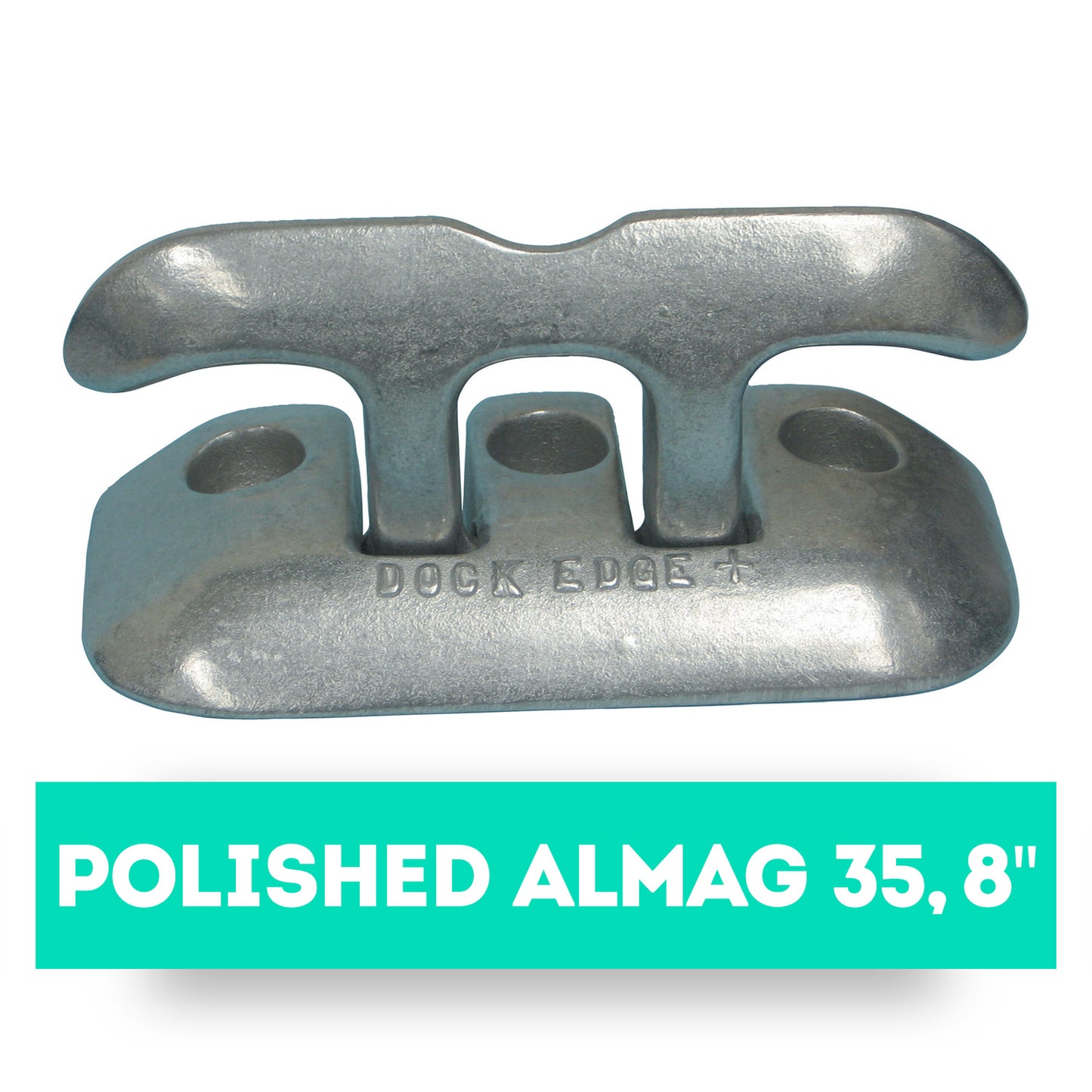 Dock Cleat Flip Up 8" Aluminum Polished