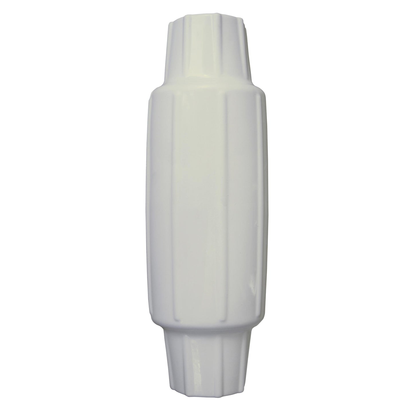 PVC Torpedo Bumper 18" White