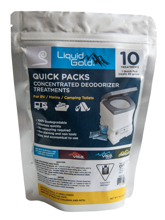 Deodorize Quick Pak LIQUIDGOLD 440g 10/pk