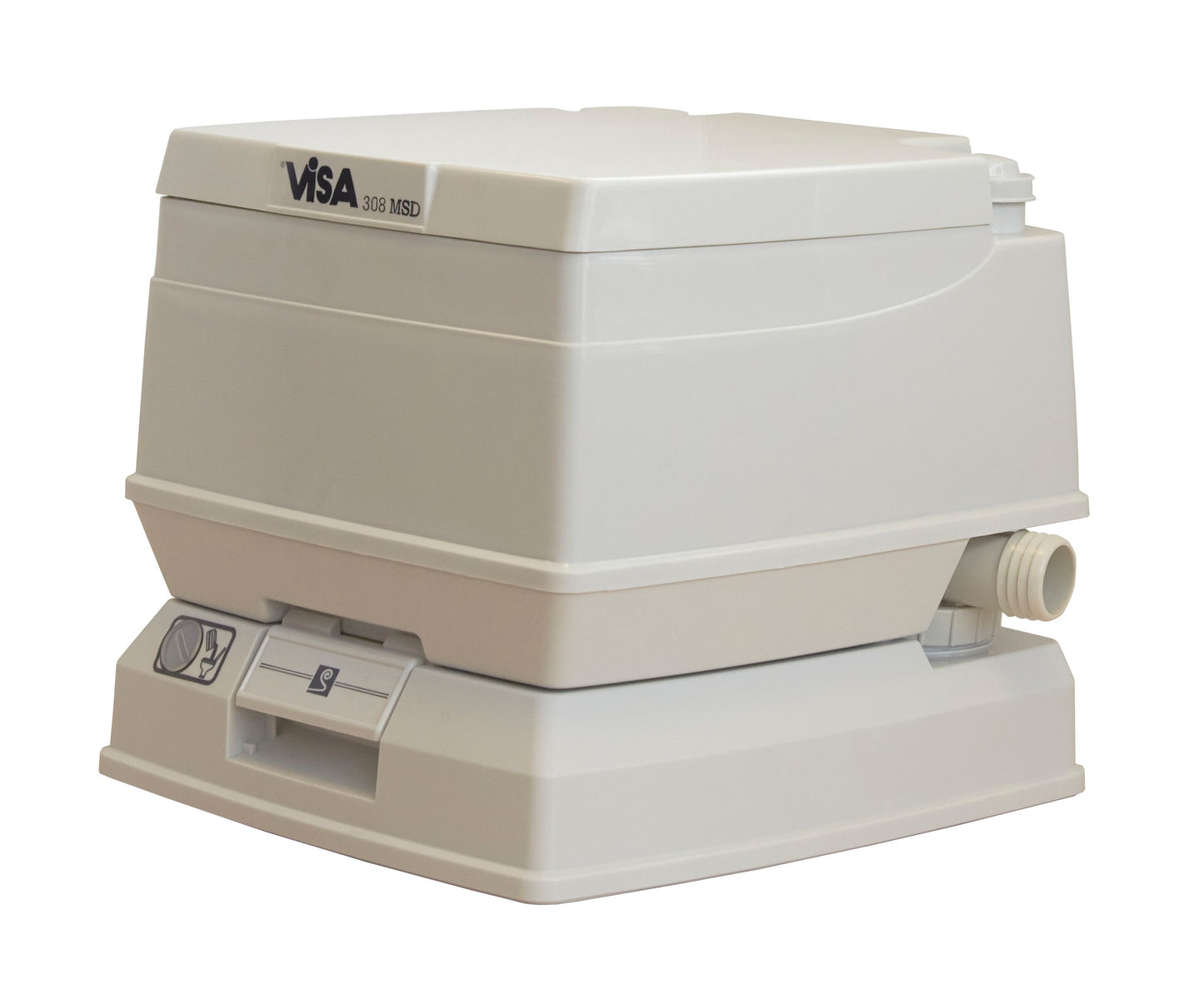 8Litre Visa MSD Toilet ;Grey - shop.cmpgroup.net