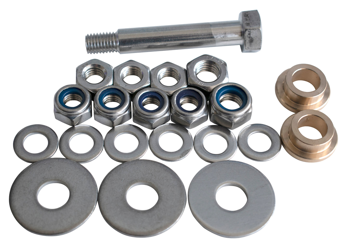 Hardware Kit w/Shoulder Bolt Kit & Bronze Bearings for Dock Edge Mooring Arms