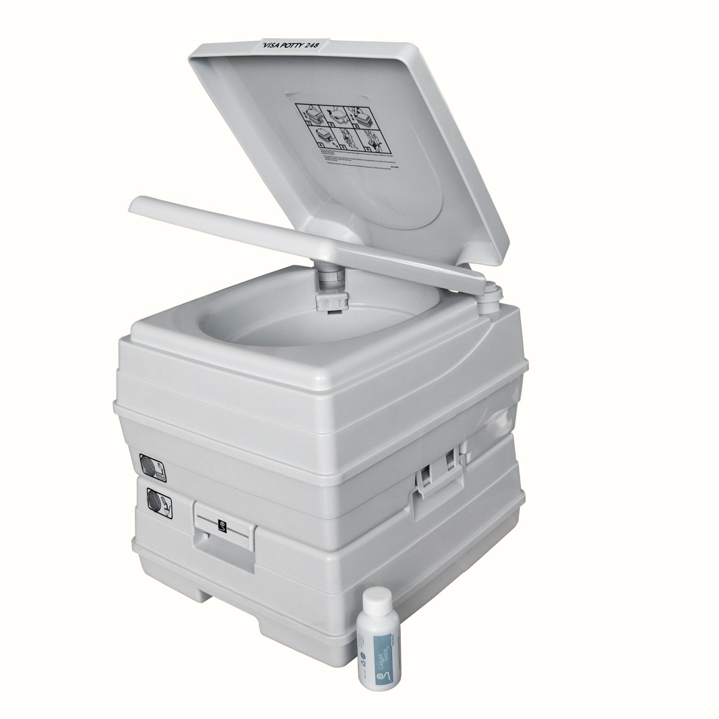 18Litre Visa Toilet; Grey - shop.cmpgroup.net
