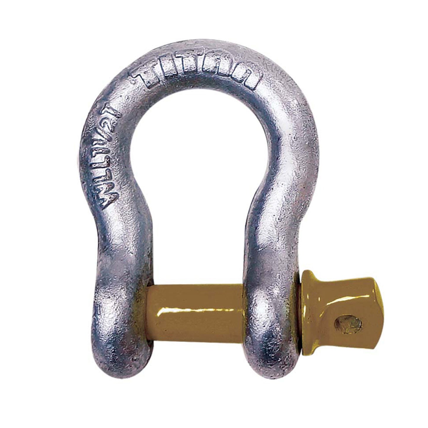 Titan 1 1/8in Screw Pin HDG Bow Type Shackle