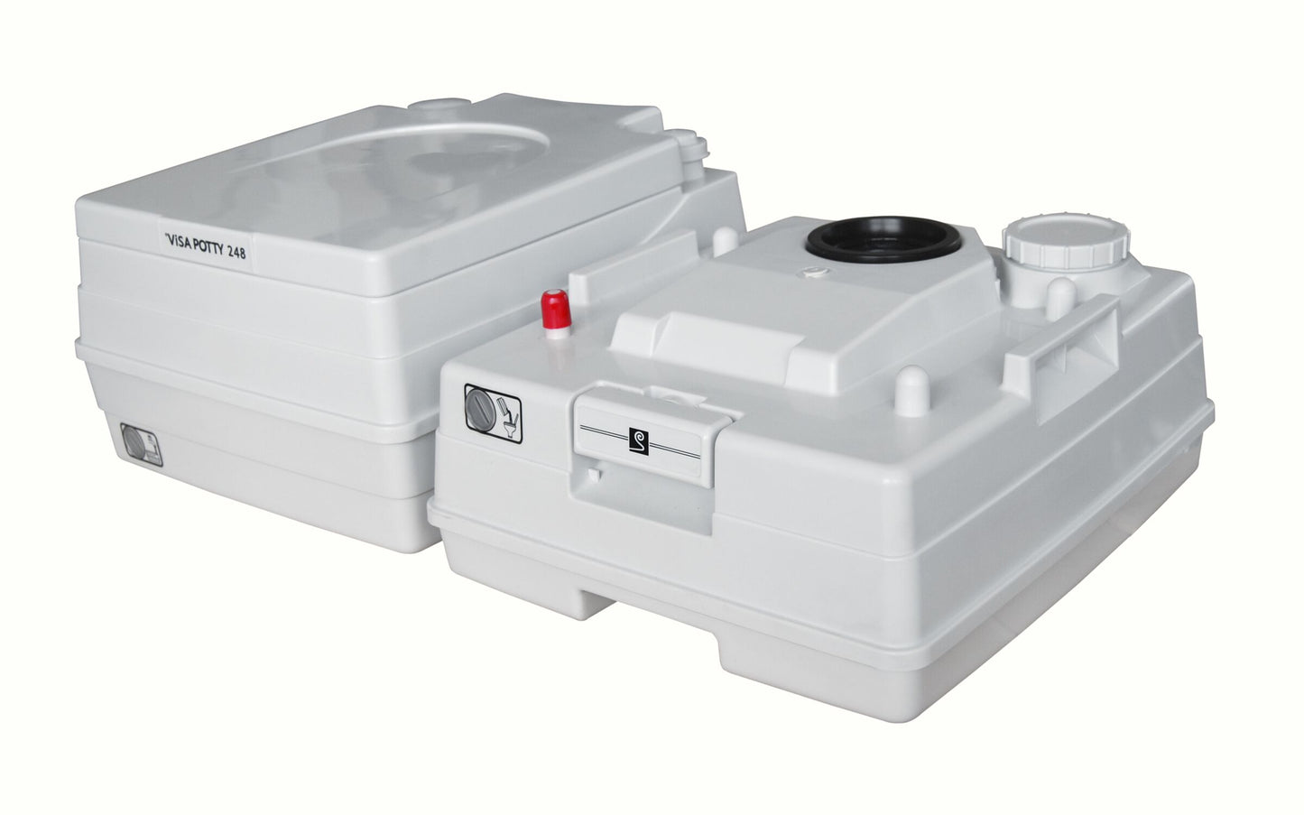 18Litre Visa Toilet; Grey - shop.cmpgroup.net