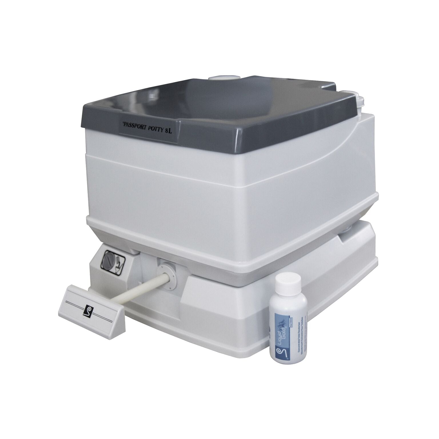 8 Litre Passport Toilet; Grey - shop.cmpgroup.net