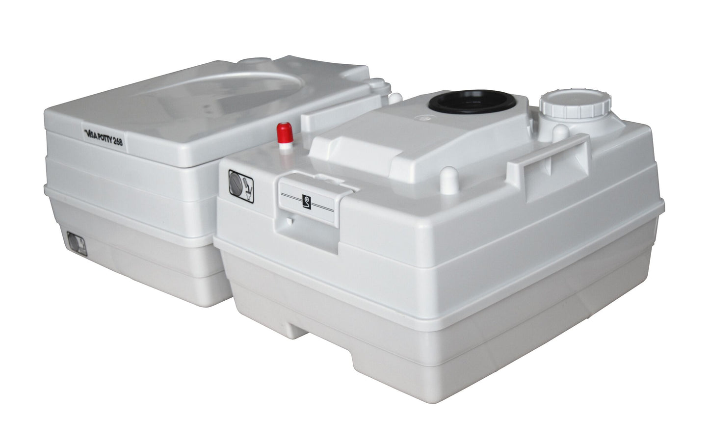 24Litre Visa Toilet; Grey - shop.cmpgroup.net