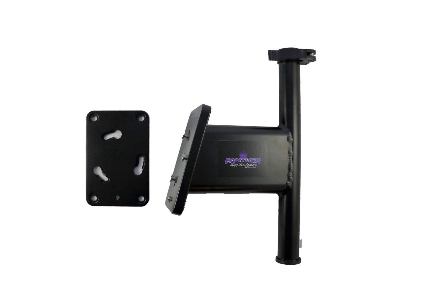 5 Inch Quick Release Transom Black Powder Coat