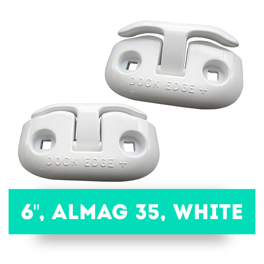 Dock Cleat Flip Up 6" White Almag 35