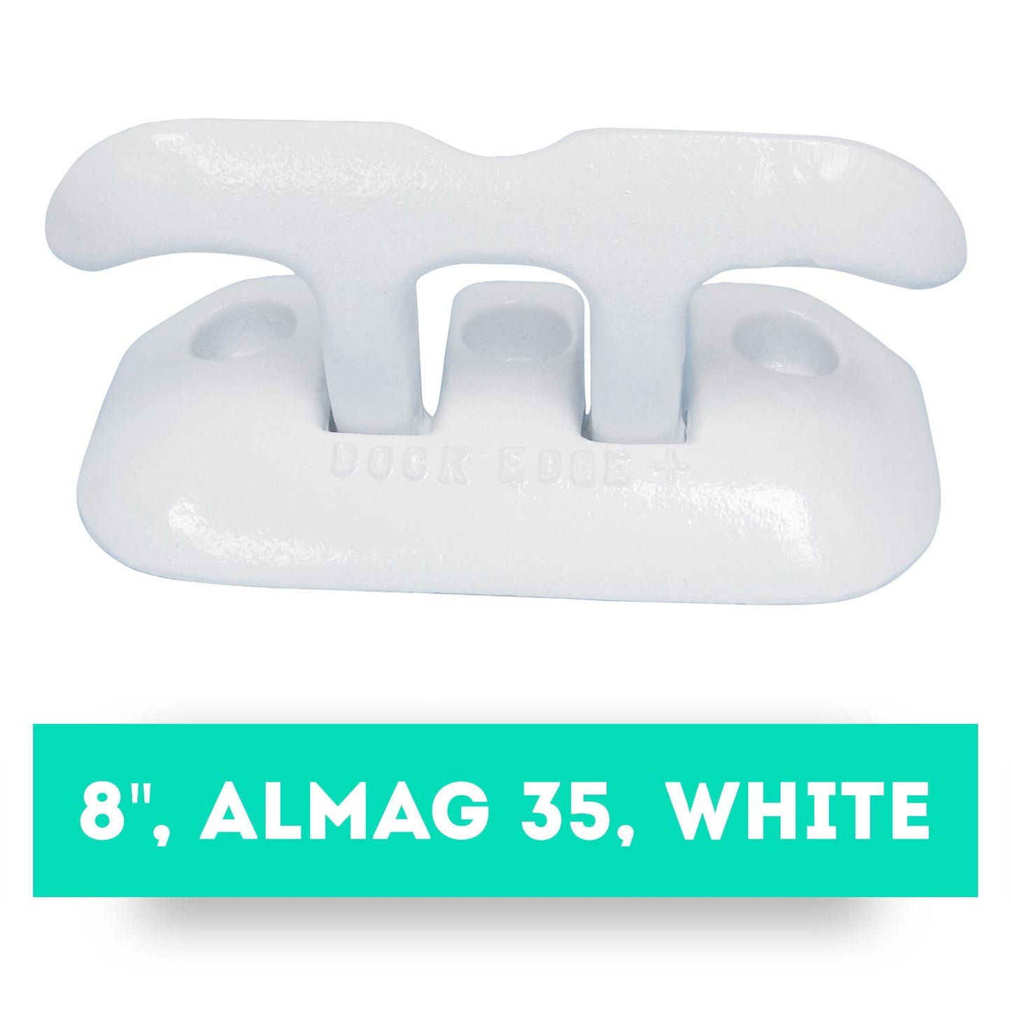 Dock Cleat Flip Up 8" White Almag 35
