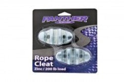 ROPE CLEAT 3" ZINC PLATED 2 PER PACK
