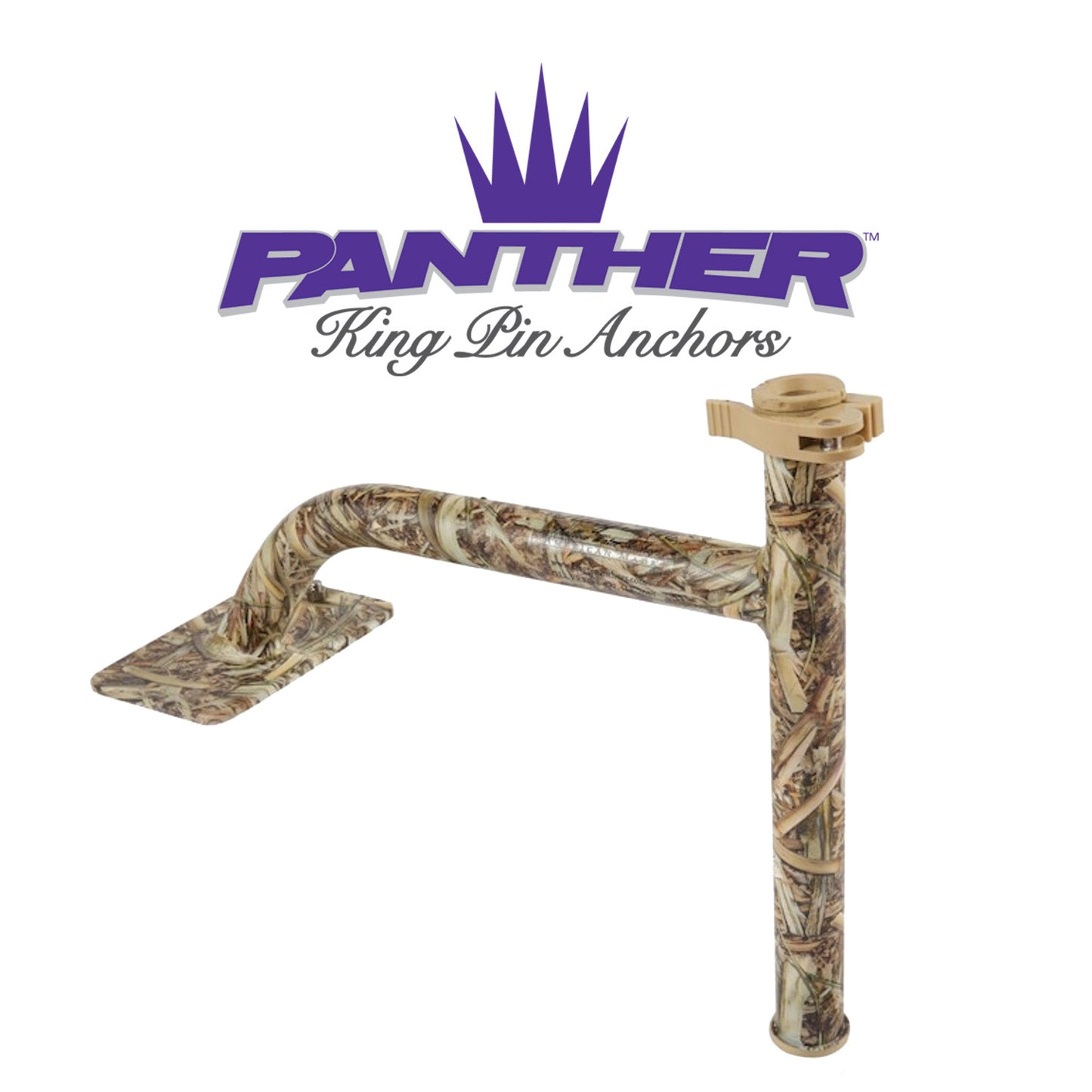Panther King Pin 3" Quick Release Bow Mount Bracket, Camo